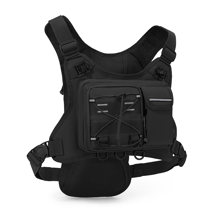 Outdoor Adventure Vest - 남녀공용 러닝 조끼, 가슴팩, 하이드레이션 백,