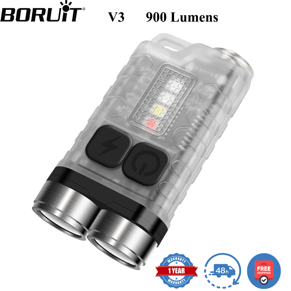 Outdoor Adventures - BORUiT V3 LED 키체인 휴대용 900LM