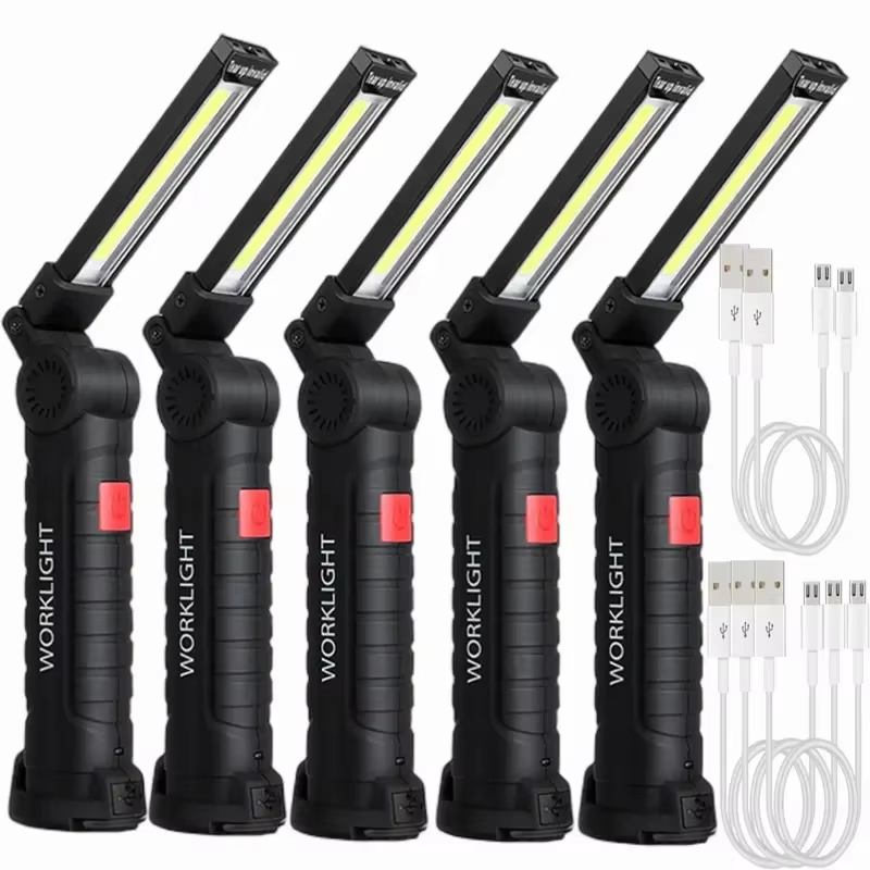 Outdoor Adventures - 휴대용 COB LED 손전등 USB 충전식