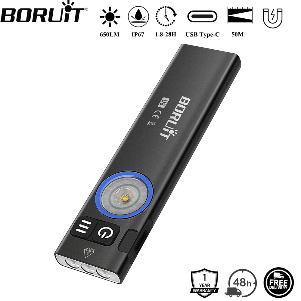 Outdoor Adventures - BORUiT U8 650LM EDC LED 손전등