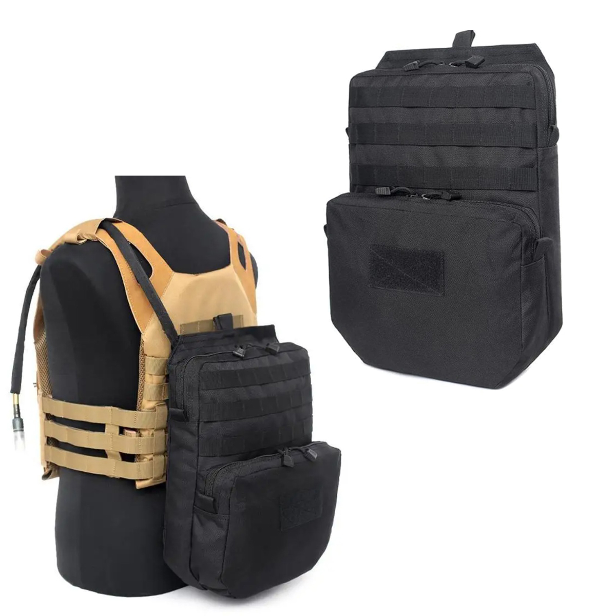 Outdoor Adventure Vest - 야외 Molle 가방 캠핑 수화 배낭