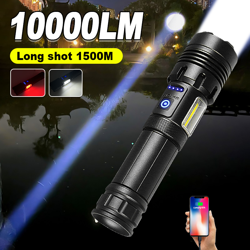 Outdoor Adventure Inc - 가장 강력한 100W Led 손전등 Type-c