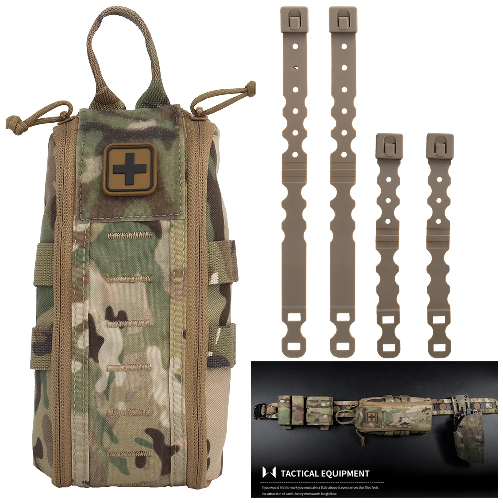 Outdoor Adventure Vest - 캠핑 응급 처치 키트 MOLLE 허리