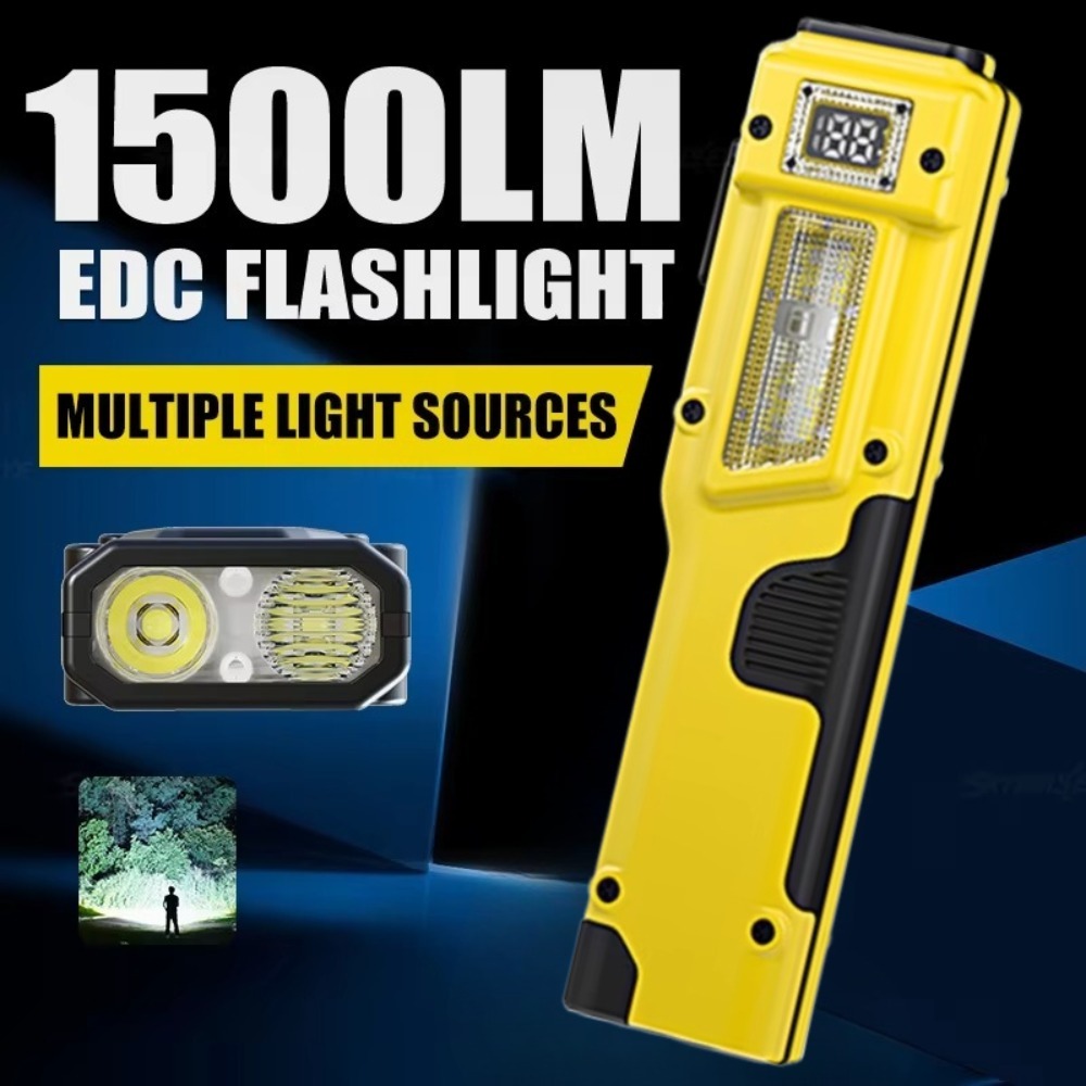 Outdoor Adventures - 초박형 EDC 충전식 LED 손전등 배터리