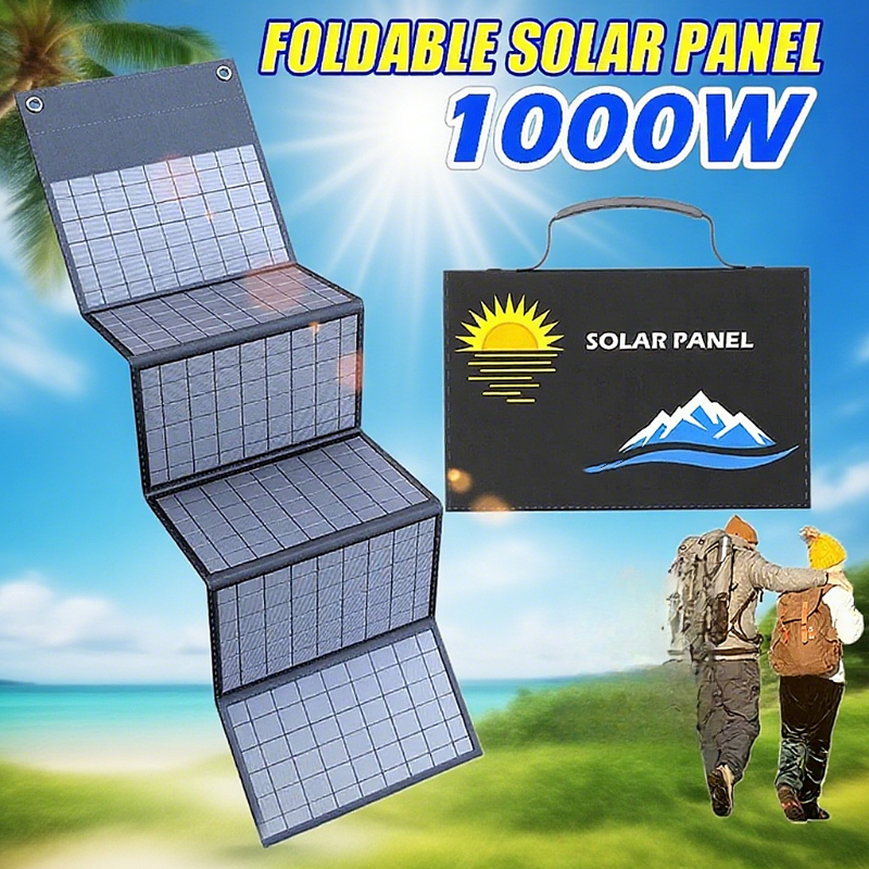 Outdoor Adventure Inc - 접이식 태양광 패널 가방 1000W 태양광