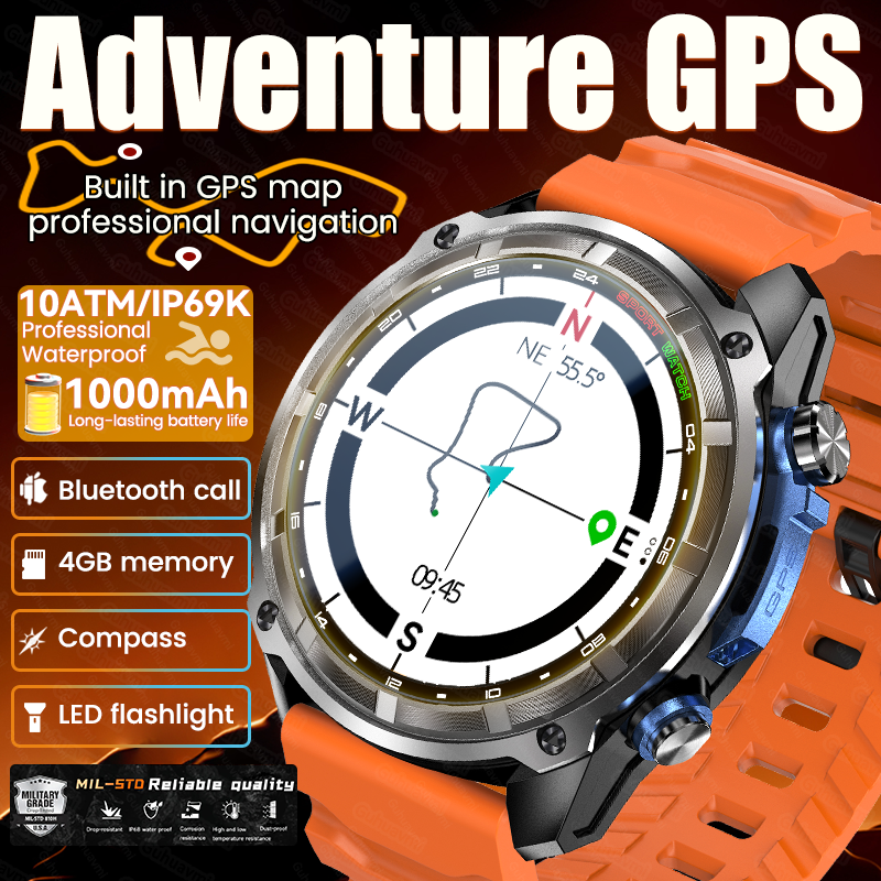 Outdoor Adventure World - 신형 아웃도어 어드벤처 GPS 스마트워치 내장