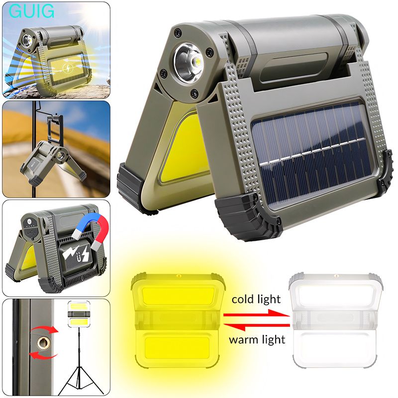 Outdoor Adventure Inc - 180COB LED 자기 작업등 태양광 타입-C