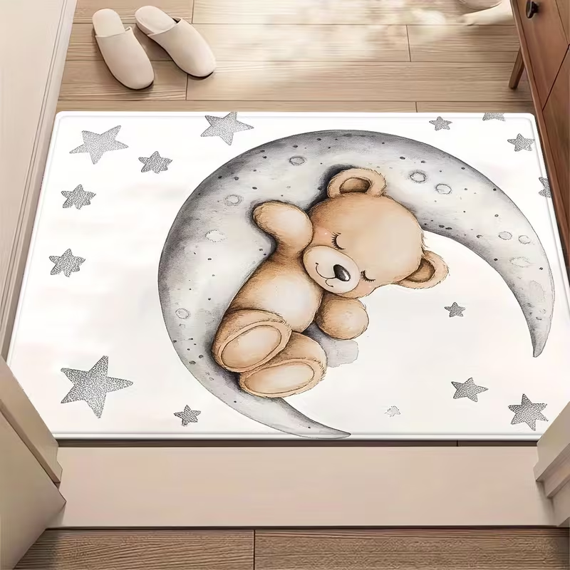 Moon Bear Adventure 프린트 도어 매트  - Outdoor Adventure With Kids 리뷰 및 가격