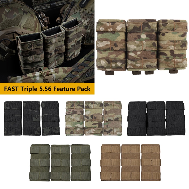 MOLLE 호환 트리플 매거진 파우치 |   야외 및  - Outdoor Adventure Vest 리뷰 및 가격