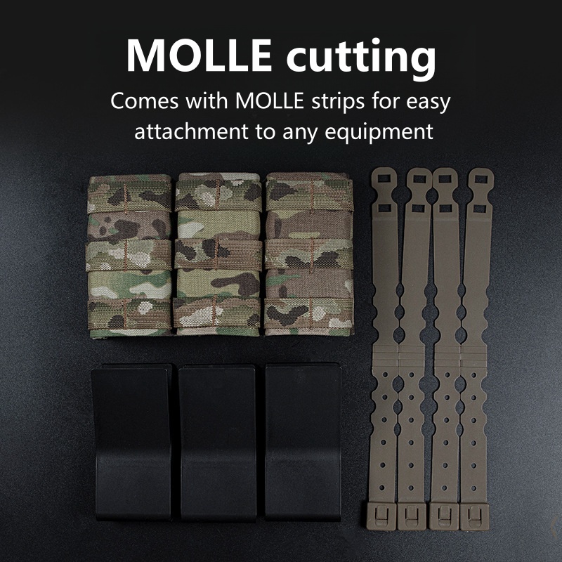 MOLLE 호환 트리플 매거진 파우치 |   야외 및  - Outdoor Adventure Vest 리뷰 및 가격
