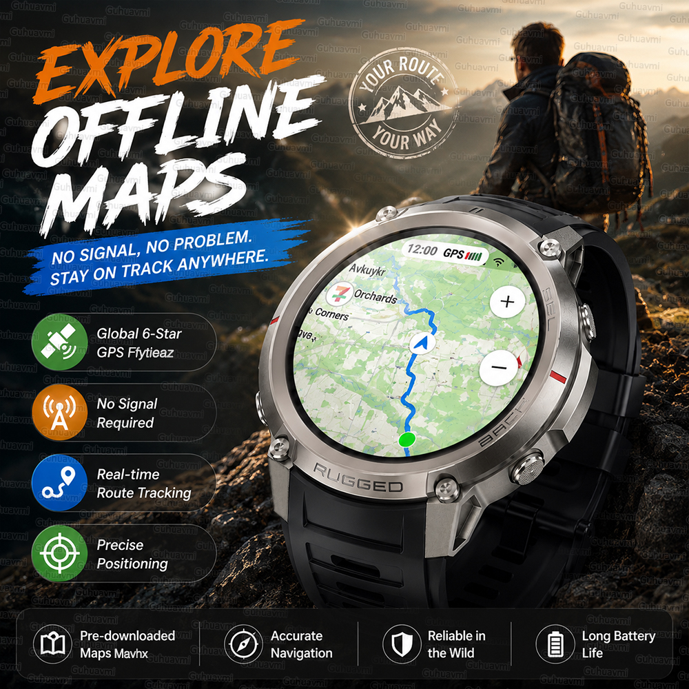 야외 오프라인 지도 모험 스마트 시계 GPS 네비게이션 - Outdoor Adventure World 리뷰 및 가격