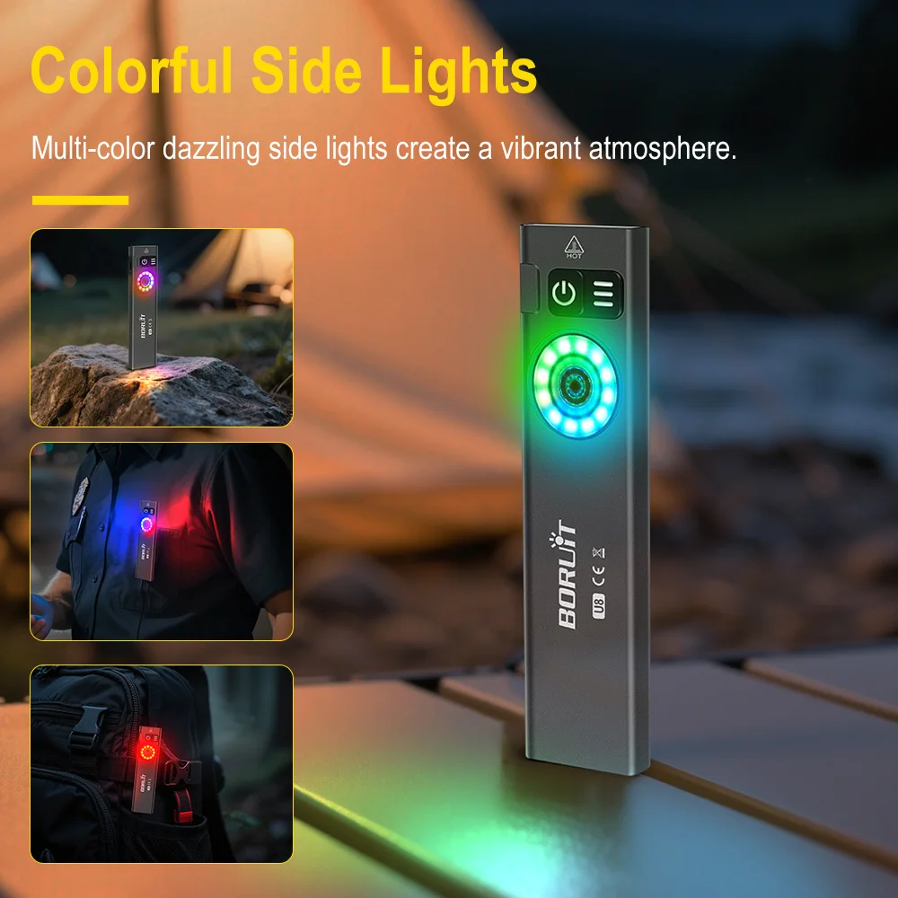 BORUiT U8 650LM EDC LED 손전등 타입 - Outdoor Adventures 리뷰 및 가격