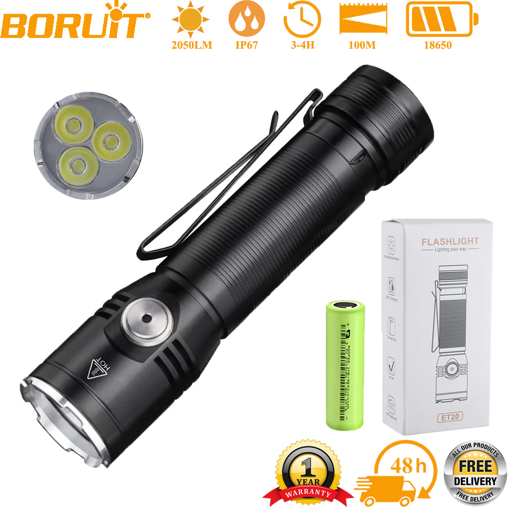 BORUiT 2050LM ET20 슈퍼 브라이트 3*L - Outdoor Adventure Inc 리뷰 및 가격