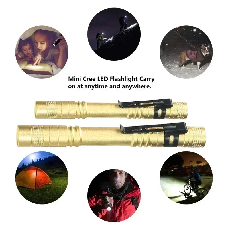 휴대용 미니 LED 펜 플래시라이트 펜 클립 포함 핸드 - Outdoor Adventures 리뷰 및 가격