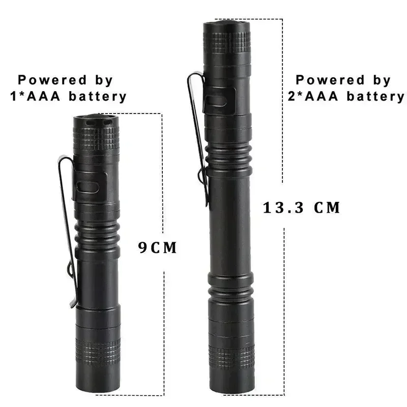휴대용 미니 LED 펜 플래시라이트 펜 클립 포함 핸드 - Outdoor Adventures 리뷰 및 가격