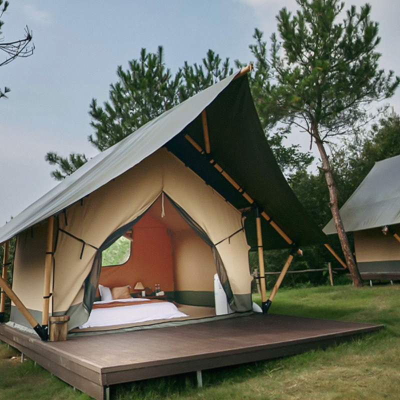 호텔 텐트 이중 캐노피, 방수 방풍 고급 글램핑 쉘터, - Outdoor Adventure Resorts 리뷰 및 가격