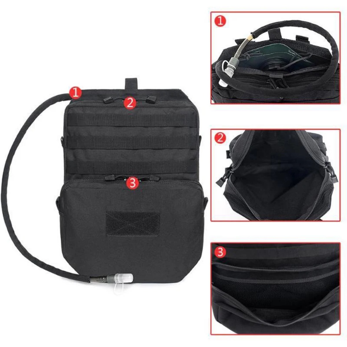 야외 Molle 가방 캠핑 수화 배낭 사냥 장비 조끼, - Outdoor Adventure Vest 리뷰 및 가격