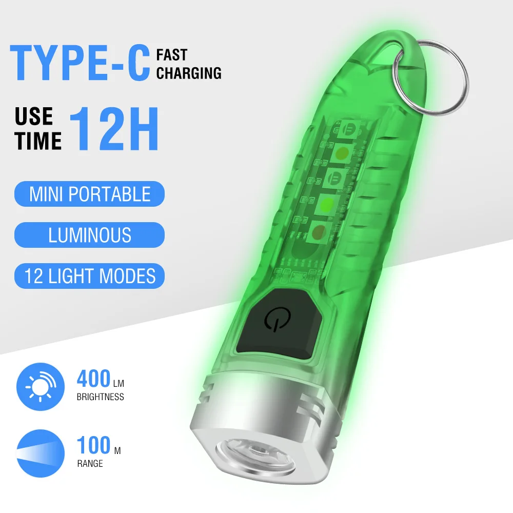 BORUiT V1 LED 키체인 휴대용 형광 EDC 손 - Outdoor Adventure Inc 리뷰 및 가격