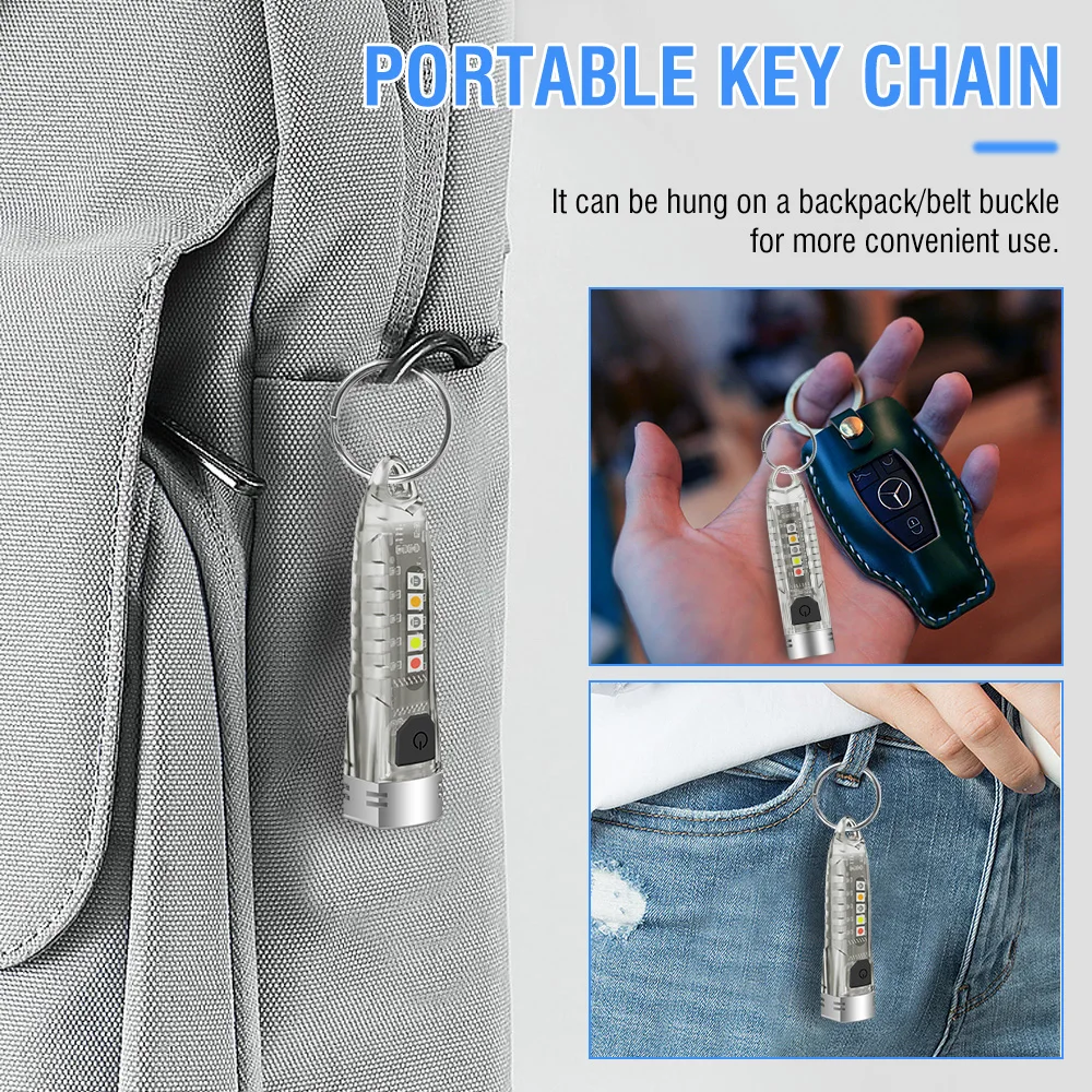 BORUiT V1 LED 키체인 휴대용 형광 EDC 손 - Outdoor Adventure Inc 리뷰 및 가격