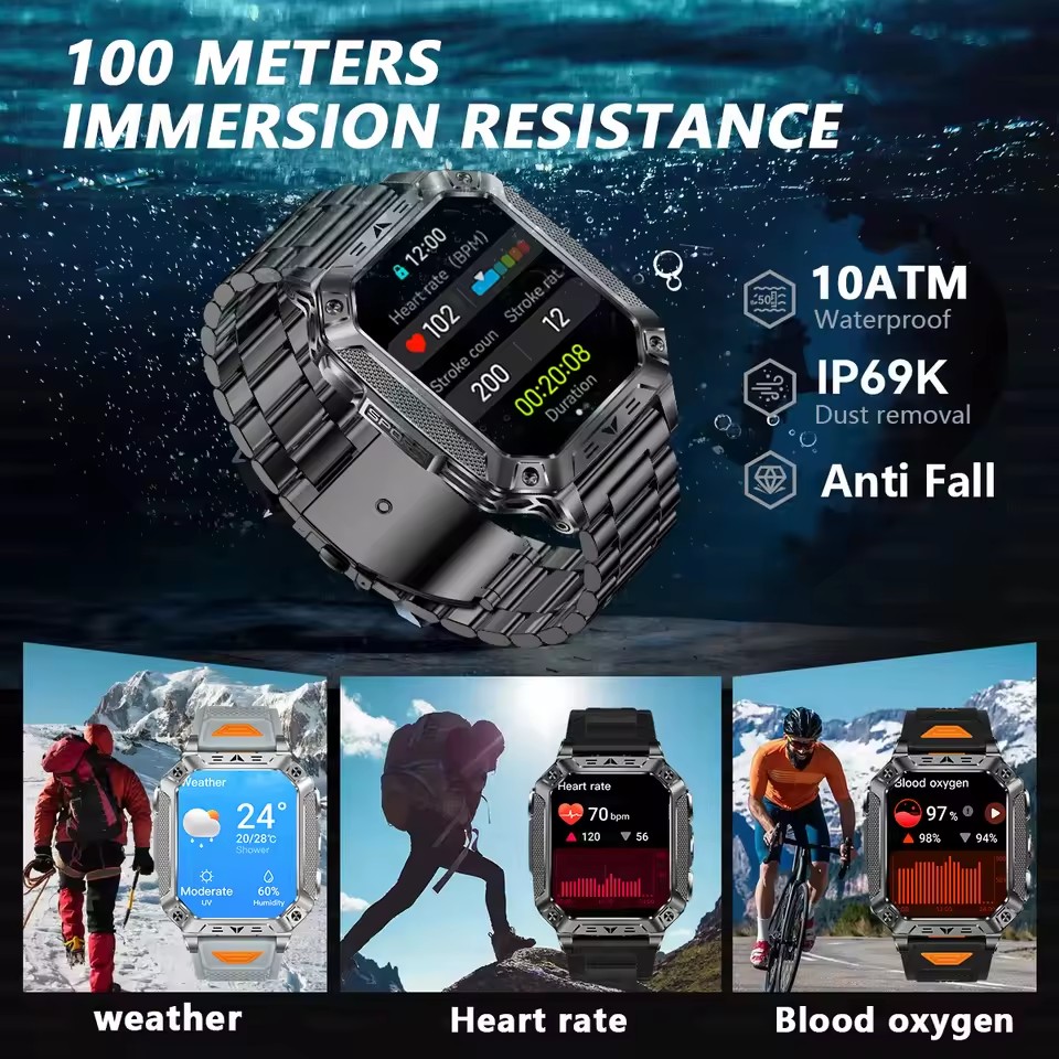 야외 모험용 GPS 1400mAh 배터리 남성용 스마트 - Outdoor Adventure World 리뷰 및 가격