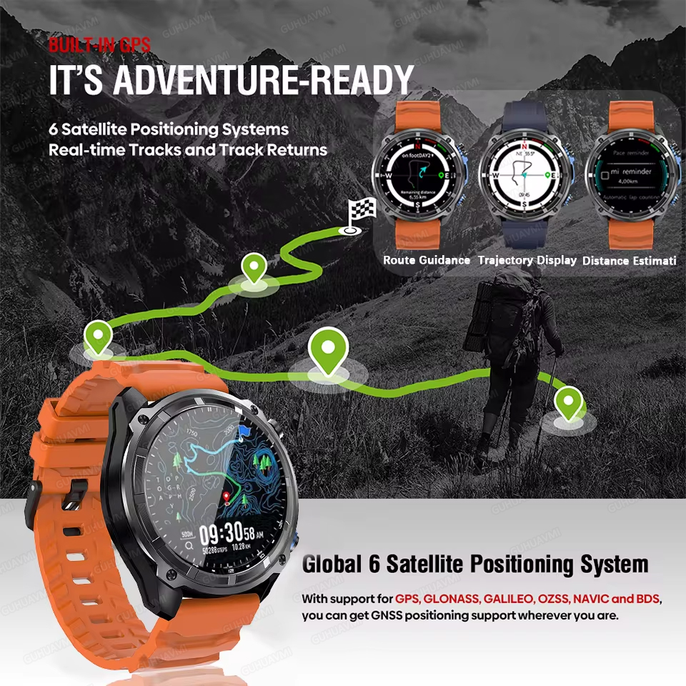 신형 아웃도어 어드벤처 GPS 스마트워치 내장 GPS  - Outdoor Adventure World 리뷰 및 가격