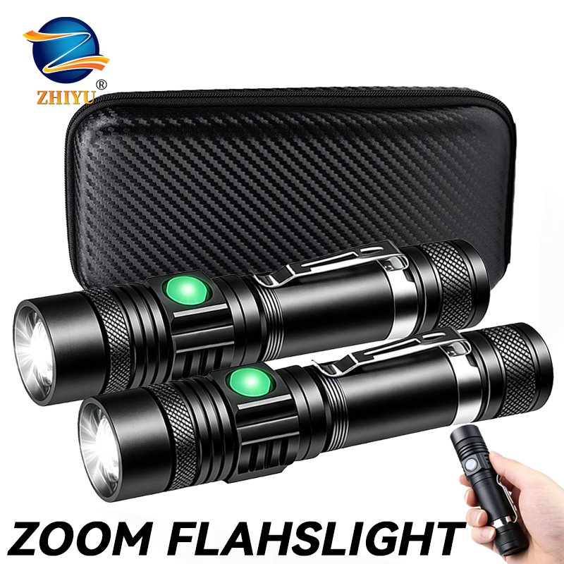 T6 LED 충전식 손전등, 18650 줌이 가능한 토 - Outdoor Adventures 리뷰 및 가격