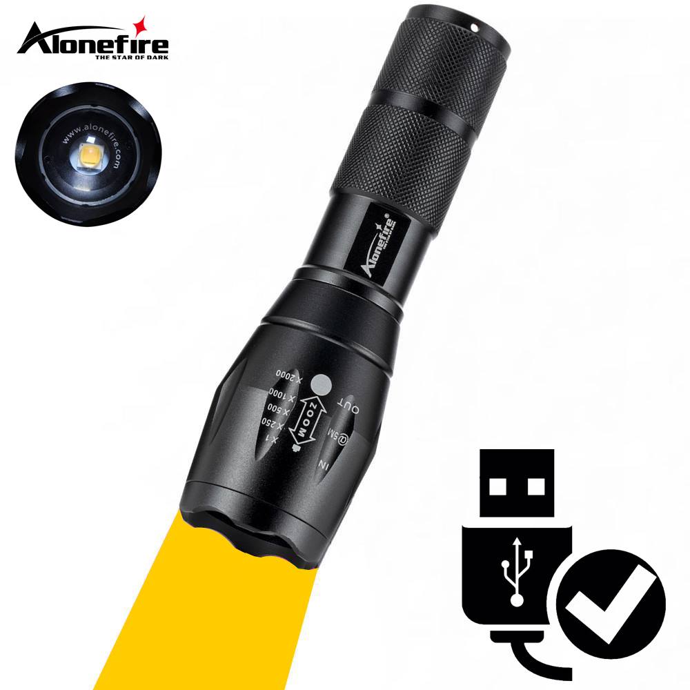 텔레스코픽 줌 오렌지 램프 LED 손전등 USB 충전식 - Outdoor Adventure Inc 리뷰 및 가격