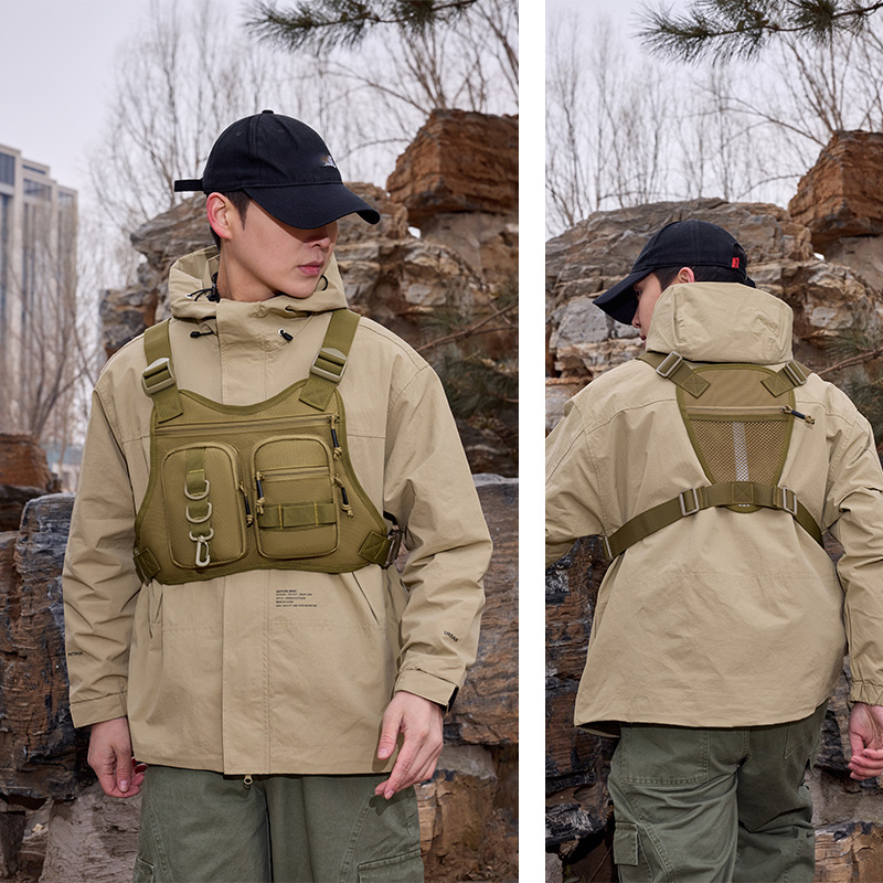 전술 몰리 프론트 체스트 리그 조끼 가방 야외 스포츠  - Outdoor Adventure Vest 리뷰 및 가격