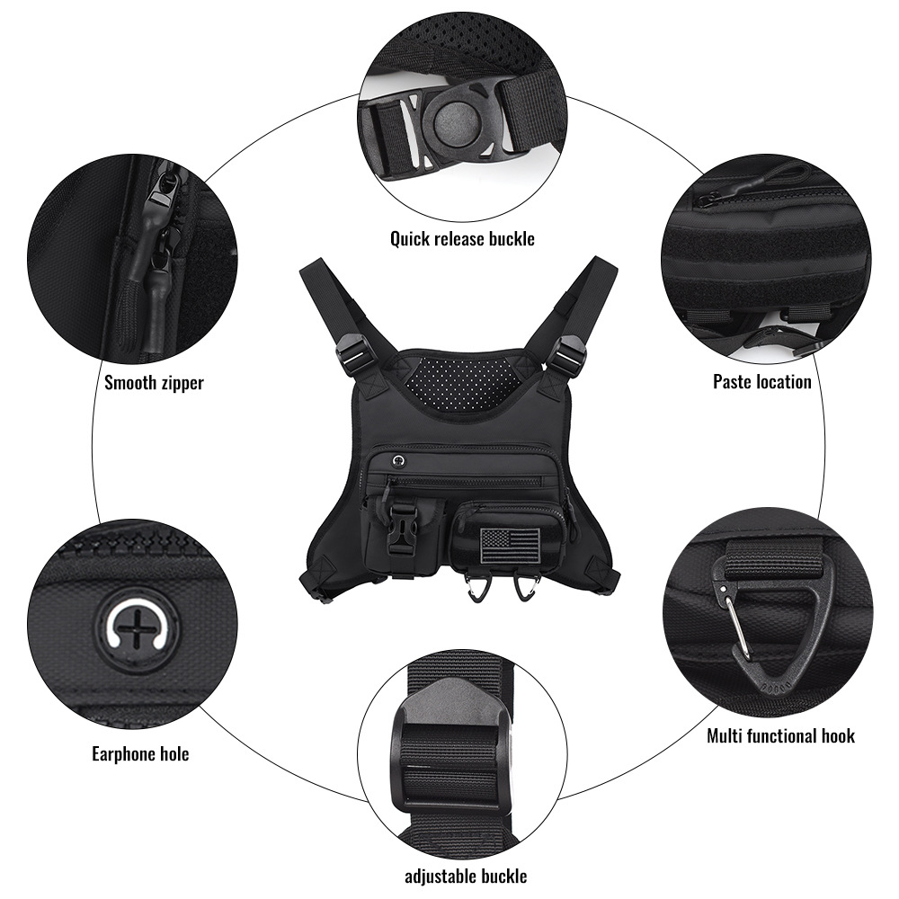 캠핑 앞 가슴 조끼 배낭 러닝 백 사이클링 조깅 사냥  - Outdoor Adventure Vest 리뷰 및 가격